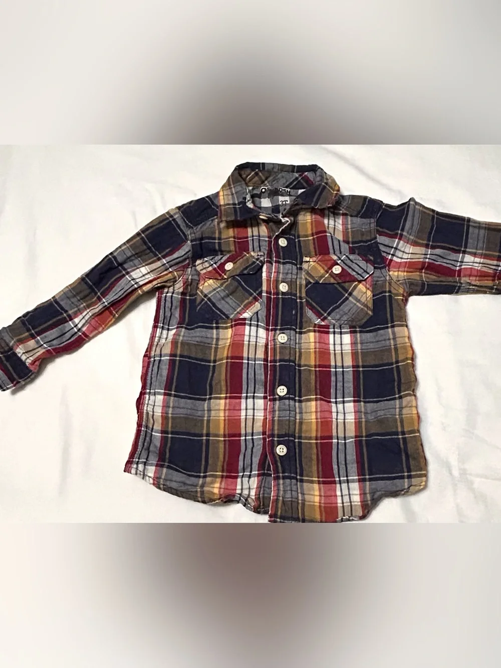 3T Kids Stones Sweatshirt, Adaptive Tee, Button Up Plaid Shirt Excellent Cond.